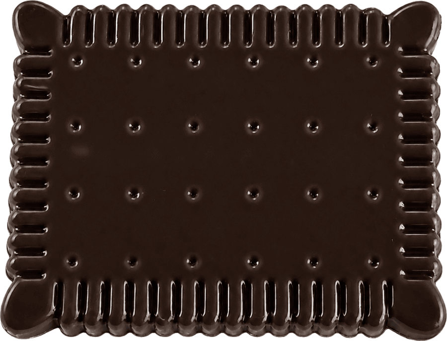 Petit beurre chocolat noir au café